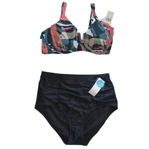 Raisins Curve NWT! Bikini Set Byron Bra And Costa Pant